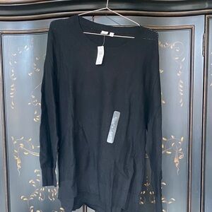 Gap Black Long Sleeve Knit Top